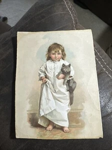 Wm. D. Watt & Co Trade Card-Mellin Food- Drug Store-Little Falls, NY. X9 - Picture 1 of 2