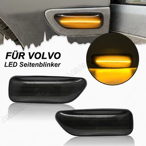 2x LED Schwarz Seitenblinker Blinker Für Volvo S60 | S80 | V70 | XC70 | XC90 - Bild 1 von 8