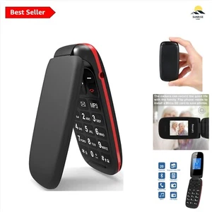 Unlocked Senior Flip Mobile Phone, Dual SIM, Clamshell, Big Button, 1.8 inch,... - Picture 1 of 11