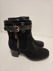 Trask Madison Womens Waterproof Black Ankle Boots Size 7 M