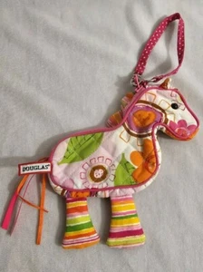 Sassy Pet Saks Floral Horse Purse Bag Sassy Douglas Cuddle Toy Pink Pony - Picture 1 of 3