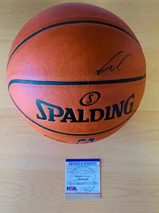 Luka Doncic Signed Full Size Basketball Dallas Mavericks PSA/DNA - Picture 1 of 2