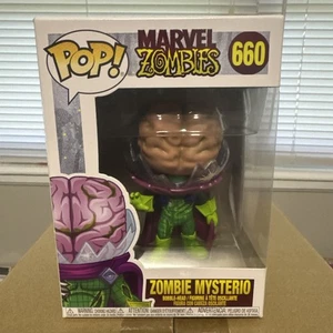 Funko Pop! Marvel: Marvel Zombies - Zombie Mysterio #660 - Damaged Box - Picture 1 of 6