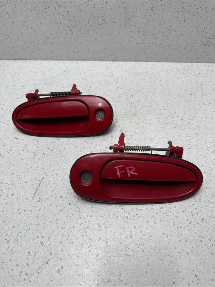 1999-2005 Pontiac Grand AM Front Right & Left Side Exterior Door Handle OEM Pair - Imagem 1 de 4