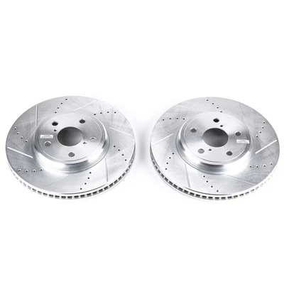 PowerStop JBR938XPR Disc Brake Rotor Set For 01-06 Lexus LS430 - Image 1 of 4