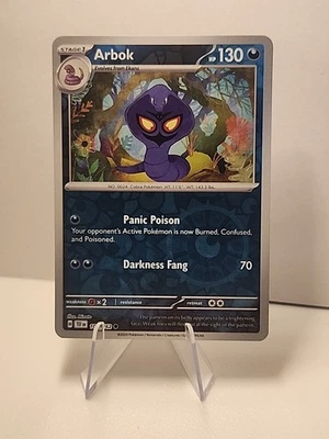 Arbok 101/162 SV05: Temporal Forces Reverse Holo Pokémon TCG NM  - Image 1 of 2