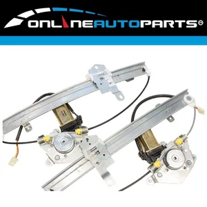 LH+RH Rear Window Regulators Pair for Ford Fairmont EA EB ED EF '88-'98 L+R Set - Picture 1 of 7
