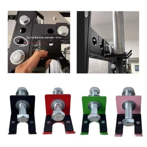 Barbell Holder Garage Gym Bar Hanger Rack Attachment - Picture 1 of 28