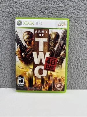 Army of Two The 40th Day Game (Xbox 360 2010) CIB Complete W/Manual - Tested! - Image 1 of 4