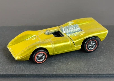 Ferrari 312P amarillo audaz vintage Hot Wheels Redline 1970 EE. UU. - ¡Excelente, sin Res! Foto 1 de 4