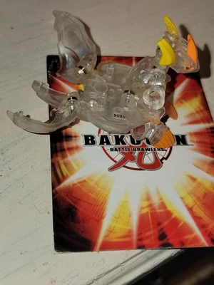 Bakugan Clear Translucent Helix Dragonoid 900G BakuCrystal Battle Brawlers - Image 1 of 4