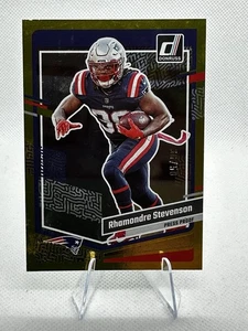 2023 Donruss RHAMONDRE STEVENSON Press Proof Gold /50 New England Patriots #209 - Picture 1 of 3