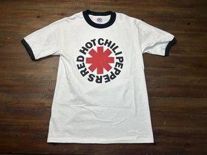 red hot chili peppers shirt Raglan Shirt Y2K Vintage Size Small Concert Ringer - Picture 1 of 8