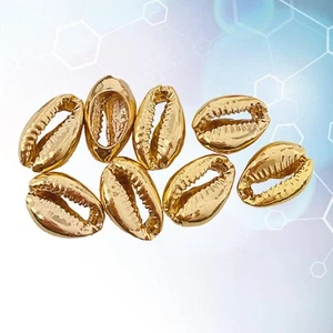 50 Pcs Ciondolo A Conchiglia in Metallo Artigianale Conchiglie Di Ciprea - Foto 1 di 11