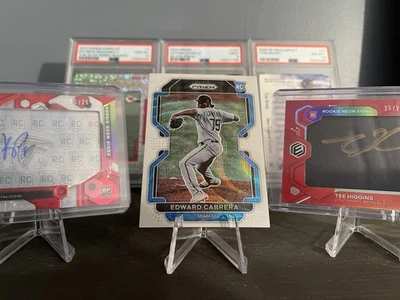 2022 Panini Prizm - Edward Cabrera #102 White Wave Prizm (RC) - Image 1 of 2