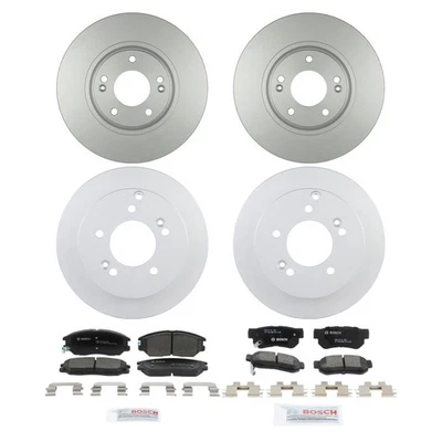 Bosch QuietCast Ceramic Brake Pad and Rotor Kit For 2004-2005 Hyundai XG350 - Image 1 of 4