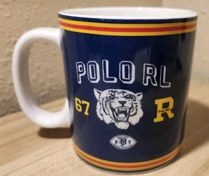 POLO RL 67 R NY Football Association Varsity Ceramic Mug Ralph Lauren - Picture 1 of 3