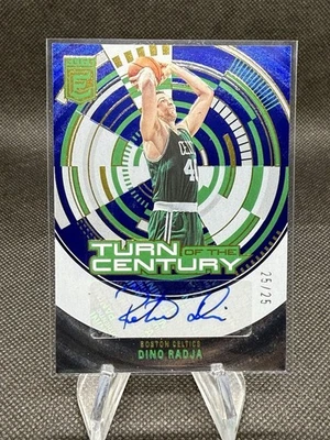 Donruss Elite Dino Radja 2023 cambio de siglo automático azul 25/25 #TCS-RAD Foto 1 de 3