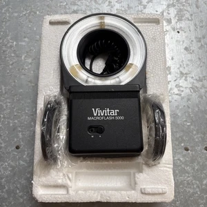 Vivitar Macroflash 5000 Ring Light/Macro Camera Flash - Fully Working. - Picture 1 of 3