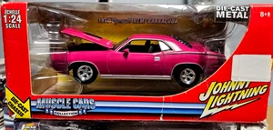 Johnny Lightning 1970 Plymouth Hemi Barracuda 1/24 Nascar - Imagen 1 de 6