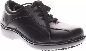 NEW SPRING STEP BLACK LEATHER WALKING COMFORT SNEAKERS LOAFERS SIZE 8.5 M $99 - Picture 1 of 7
