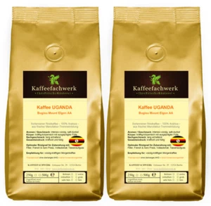 1 kg Kaffeebohnen Uganda Mount Elgon frisch geröstet, direkt vom Kaffeefachwerk