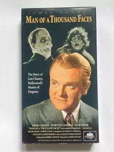 Man of a Thousand Faces (VHS) 1957 JAMES CAGNEY Rare - Imagen 1 de 2