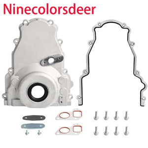 Cubierta y junta de distribución del motor para Chevy LS2 LS3 sin VVT Gen IV LSX GM 12633906 - Imagen 1 de 9
