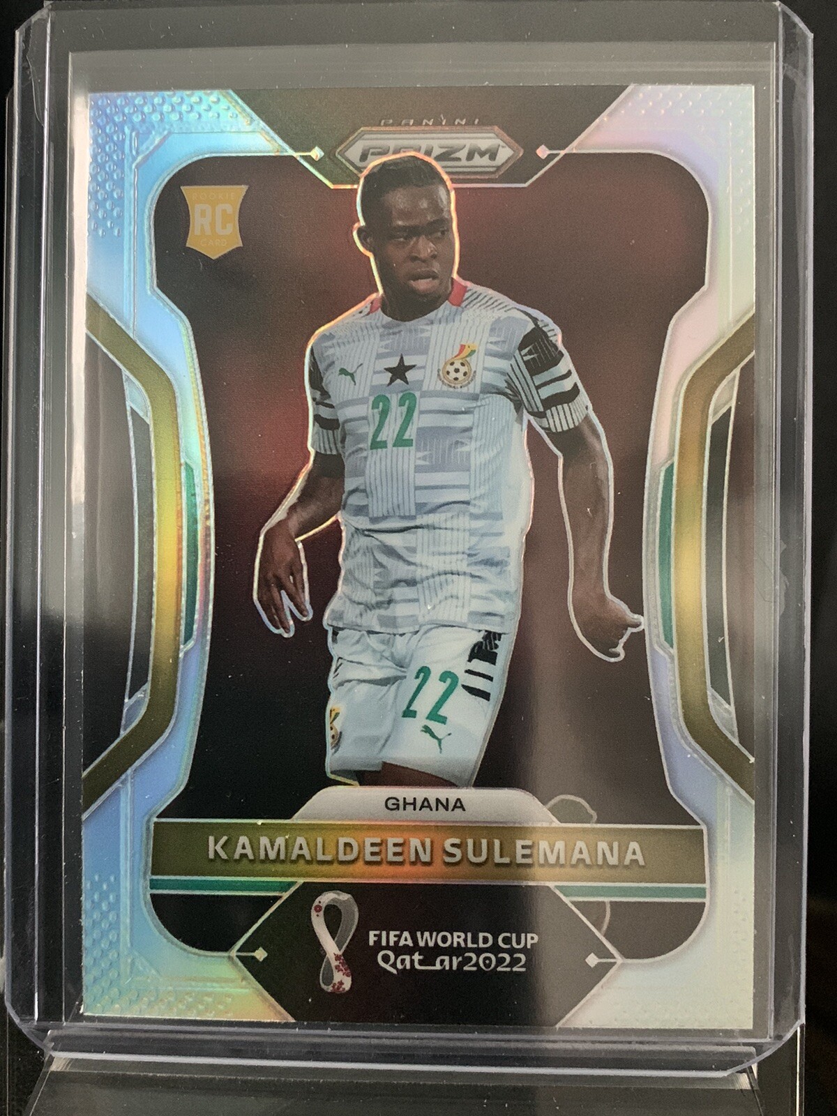Kamaldeen Sulemana 2022 Panini Prizm FIFA World Cup Rookie Silver Prizm #233