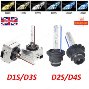 Pair 55W D1S D2S D3S D4S 5K 6000K 8000K 10000K Car HID Headlight Xenon Lamp Bulb - Picture 1 of 20