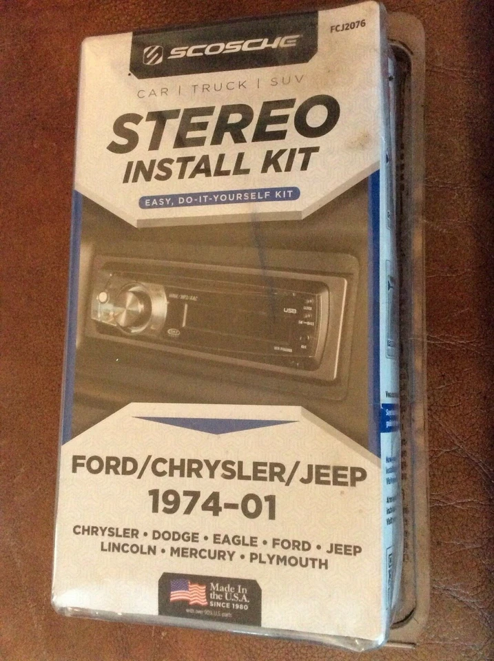  Scosche - FCJ2076 - Stereo Install Kit - Ford/Chrysler/Jeep 1974-01 - Image 1 of 1