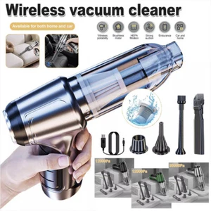 12000PA / 95000PA Cordless Handheld Car Vacuum Cleaner Portable Wireless Duster - Picture 1 of 24