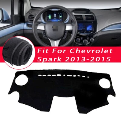 DashMat Cover Dashboard Non-slip Sun Protector Mat For Chevrolet Spark 2013-2015 — 第 1/4 张图片