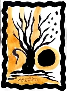 Original Painting Made & Signed By World Fame Artist Nidhi Bandil Agarwal Jaipur - Picture 1 of 2