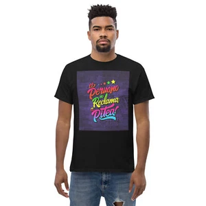 EL PERUANO NO RECLAMA PITEA PERUVIAN SLANG PERU GRAPHIC T SHIRT Men's tee - Picture 1 of 15