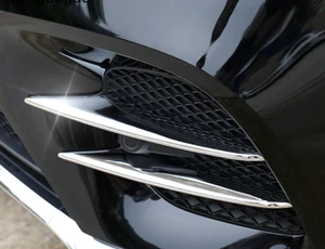 Rejillas antiniebla delanteras cubierta cromada moldura para Mercedes-Benz GLC X253 2016-2019 - Imagen 1 de 6