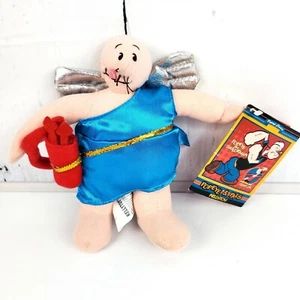 Popeye & Pals 2004 Amor Wimpy Stofftier Lovey 7 Zoll Plüsch Neu mit Etikett - Bild 1 von 6