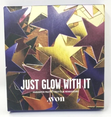 Avon Just Glow With It Highlighter Palette 12 g 0.42 oz New Old Stock 4 Shades!! - Image 1 of 2