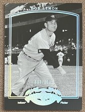 Bob Lemon 2005 Upper Deck Past Time Pennants Silver #8 /100 Numbered Parallel SP