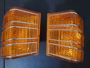 1979 Monte Carlo NEW Euro ALL-Amber Front Corner Signal Light Set! - Picture 1 of 3