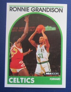 1989 NBA Hoops Ronnie Grandison (Boston Celtics) #248 NRMT/MT