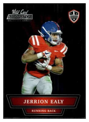 Jerrion Ealy RC 2021 Wild Card Alumination NIL ROOKIE #39 Chiefs NFL  ID:53275 - Image 1 of 2