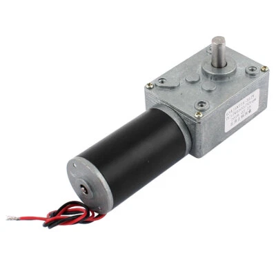 DC 12V 30RPM 8mmx14mm D-Form Welle Elektrische Leistung Schnecke Getriebemotor - Bild 1 von 3