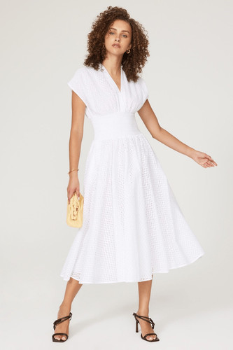 Abito Tory Burch in cotone con occhielli
