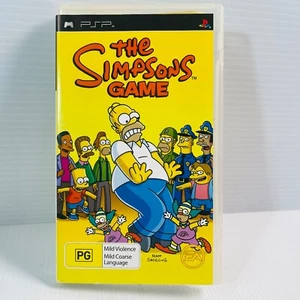 The Simpsons Game Sony PSP Case and Manual Only *No Game!* - Picture 1 of 5