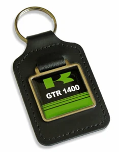 Llavero para Kawasaki GTR 1400 Llave GTR1400 Llavero Cuero Verde y Negro Llavero Piezas - Imagen 1 de 1