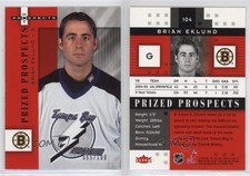 2005-06 Fleer Hot Prospects Red Hot /100 Brian Eklund #104 Rookie RC