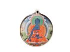 Medicine buddha  Pendant ( Nepal) New 3.5 Centimetre across approximately 1.5 ?