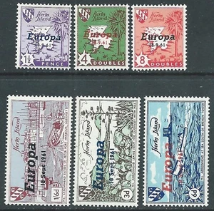1961 HERM ISLAND ÜBERDRUCKT EUROPA POSTFRISCH ** - F12-5 - Bild 1 von 1