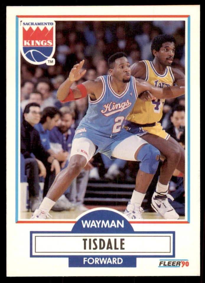 1990-91 Fleer Cards Wayman Tisdale Basketball Cards #167 - Image 1 of 2
